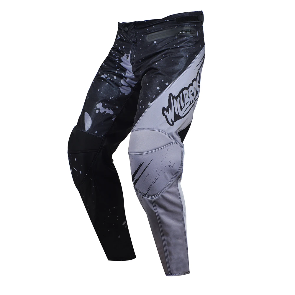 

Moto Pants Sprint Race Trousers ATV UTV Downhill Bike Off-road Cycling Motocross Bicycle Riding Black Grey Pants Men