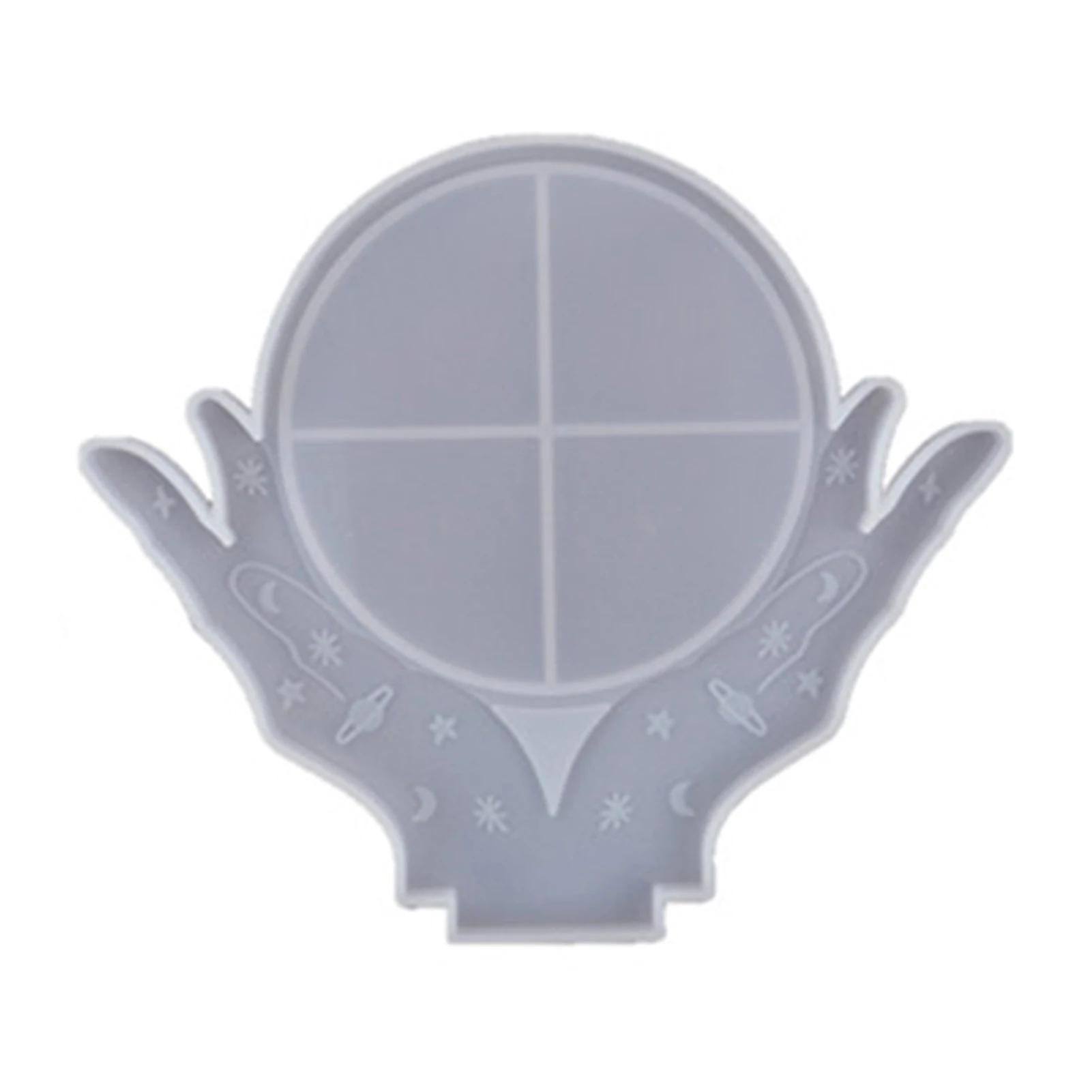 

DIY Epoxy Makeup Mirror Mold Silicone Reusable DIY Resin Home Desktop Mirror Dressing Table Mirror Molds