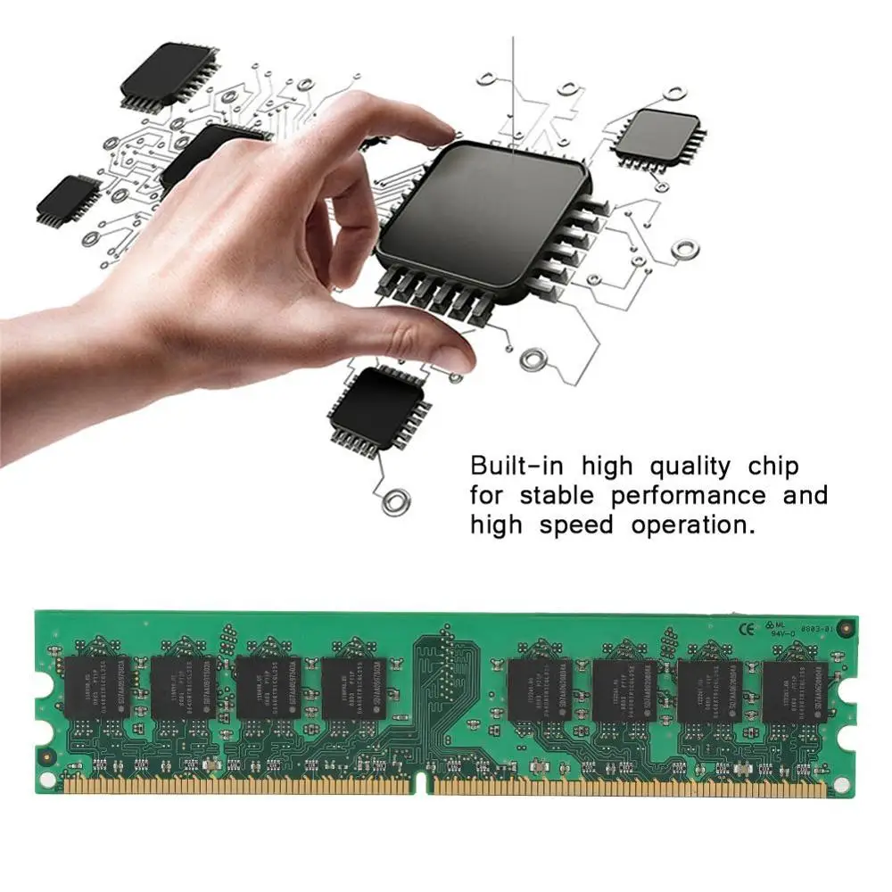 Xiede DDR2 533 МГц 240Pin 1G настольная карта памяти для компьютера AMD полоса пропускания 1 8
