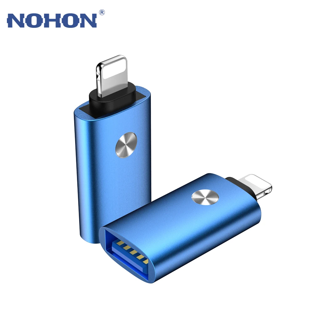 Адаптер Nohon USB Type A Lightning 5В 4 цвета|Переходники и адаптеры| |