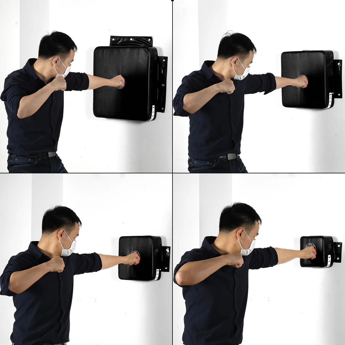 

Wall Punching Pad Boxing Punch Target Training Faux Leather Sandbag Sports Dummy Bag Fighter Martial Arts Equipment Fitness Gear