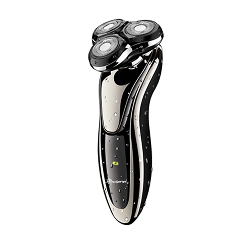 Вращающаяся профессиональная бритва перезаряжаемая моющаяся электрическая для