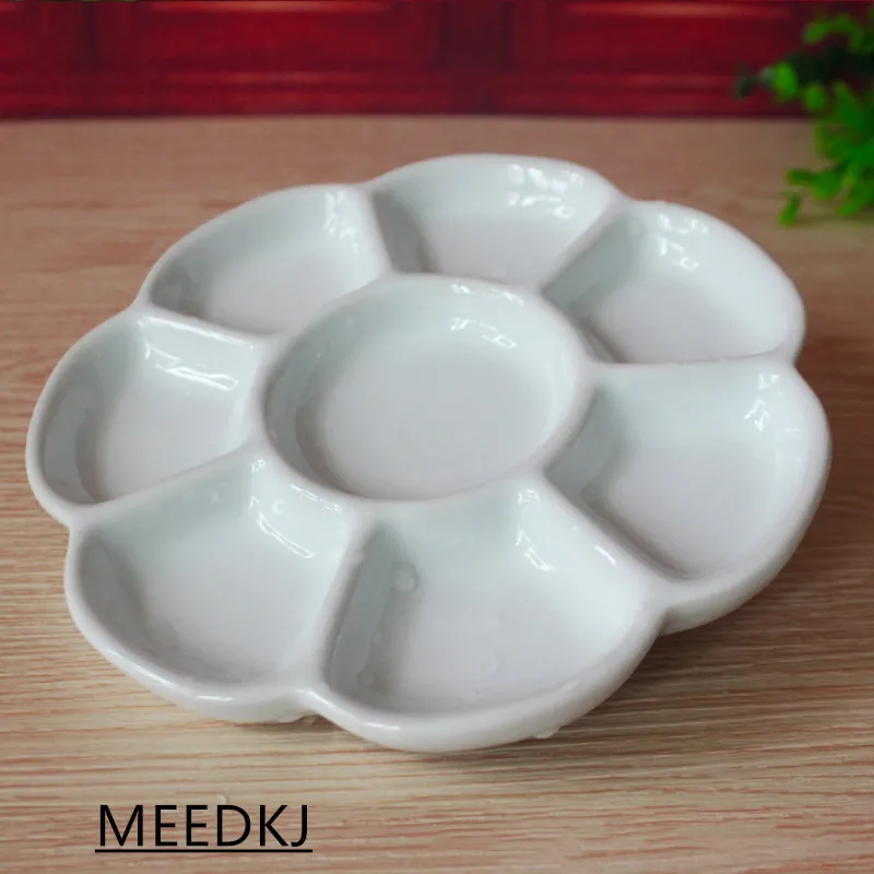 1 шт. мини керамический художник товары для рукоделия лоток пигмента Акварельная