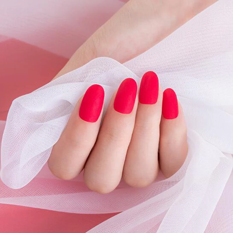 24 шт. искусственные ногти полностью закрывающие элегантные розовые градиентные