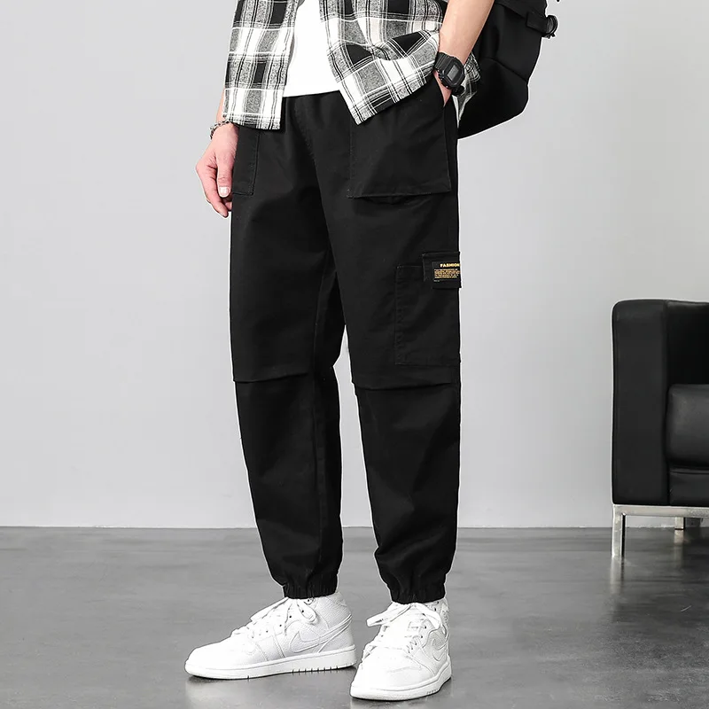 

Men Casual Pants Slim Fit The New Trend Of Large Size Men's Fashion Cargo Korean Trousers Fashion Trousers Casual Cargo Pants