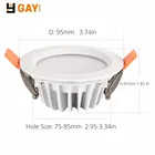 Светодиодный потолочный светильник для сауны, паровой ванны, кухни, ванной комнаты, точечный светодиодный светильник IP65, водонепроницаемый огнестойкий Точечный светильник 5 Вт, 7 Вт, 9 Вт