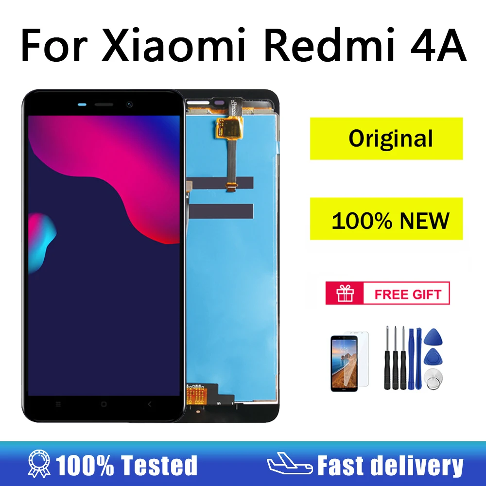 

5.0" Original LCD for Xiaomi Redmi 4A Screen Display Touch LCD Screen Digitizer Assembly Replacement for Redmi 4A Display Parts