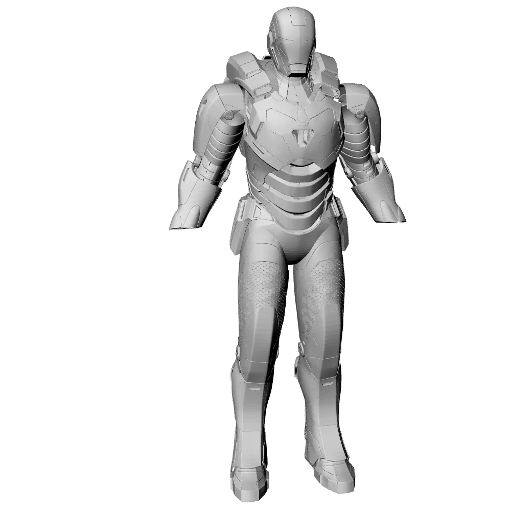 3D STL модель Железный человек Костюм MK39 Печать на принтере. Вырезка чпу станке.