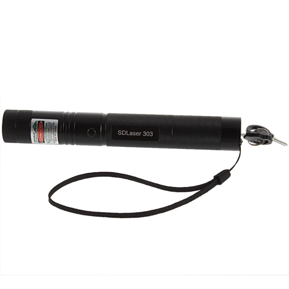 1pcs Powerful SDLaser303 Adjustable Focus 532nm Green Laser Pointer Light Output power less than 1mw no battery |