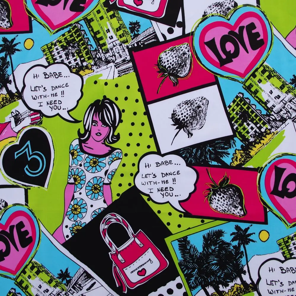 1 ярд хлопчатобумажной ткани модная женская сумка (ширина = 145 см)|Ткань| |