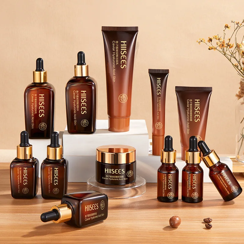 Caviar Hyaluronic Acid Skin Care Set Facial Cleanser Toner Lotion Essence Face Creams Eye Serum Moisturizing Brighten Anti Aging
Caviar Hyaluronic Acid Skin Care Set Facial Cleanser Toner Lotion Essence Face Creams Eye Serum Moisturizing Brighten Anti Aging