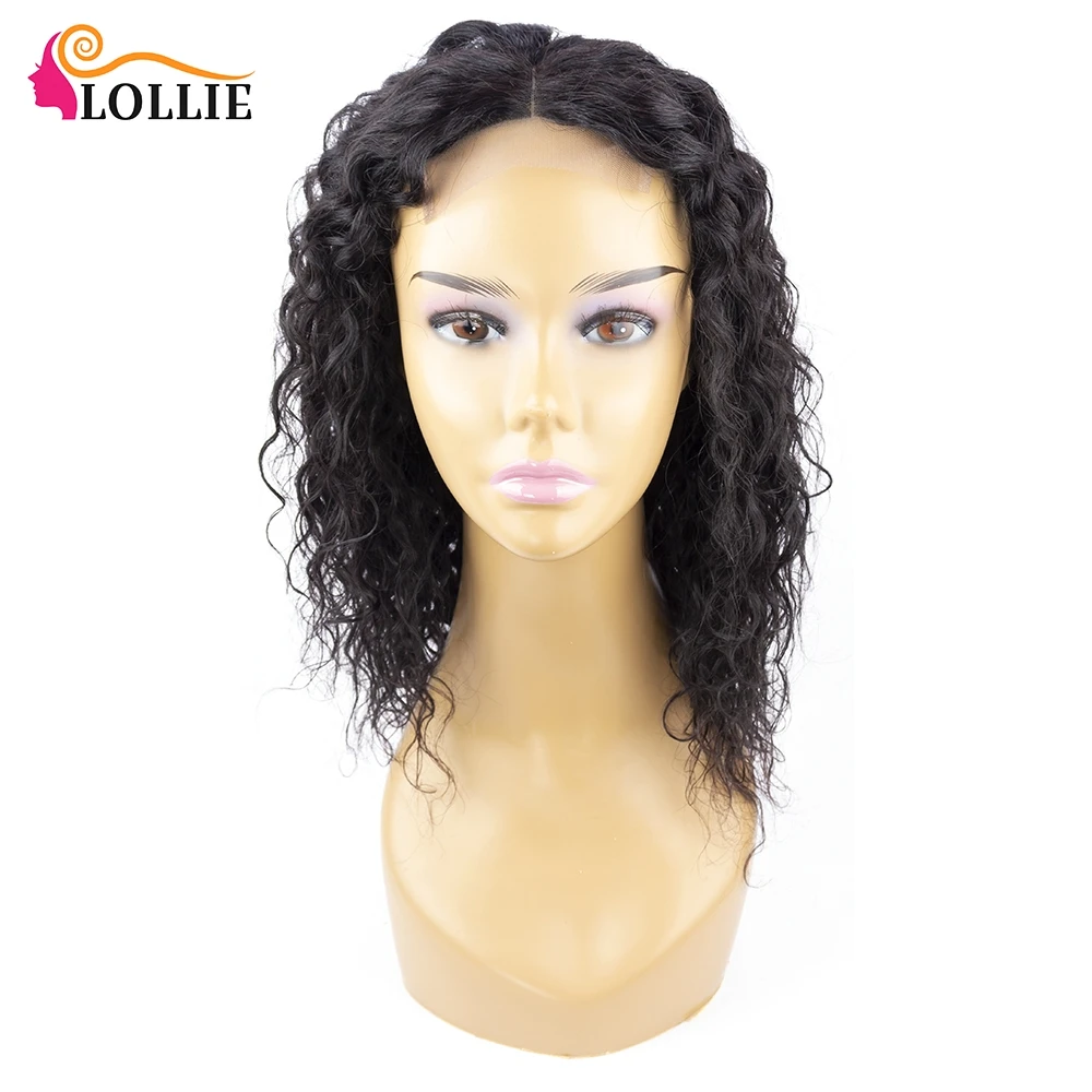 Парик Lollie в форме водной волны Боб на кружевной передней части предварительно