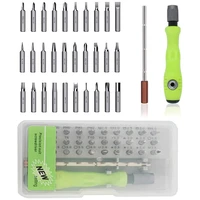 32 in 1 screwdriver tool set screwdriver set repair tool kit replaceable drill bit drill bit set green