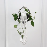 handmade dream catchers beige large round ring circle hanging dream catchers outdoor decorations bedroom home decors