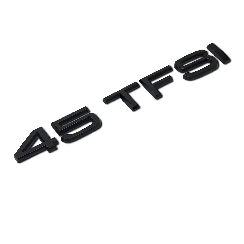 55 50 45 40 35 30 TFSI наклейка с логотипом и надписью на багажник для Audi A3 A4 A5 A6 A7 A8 S4 S5 S3 S6 S7