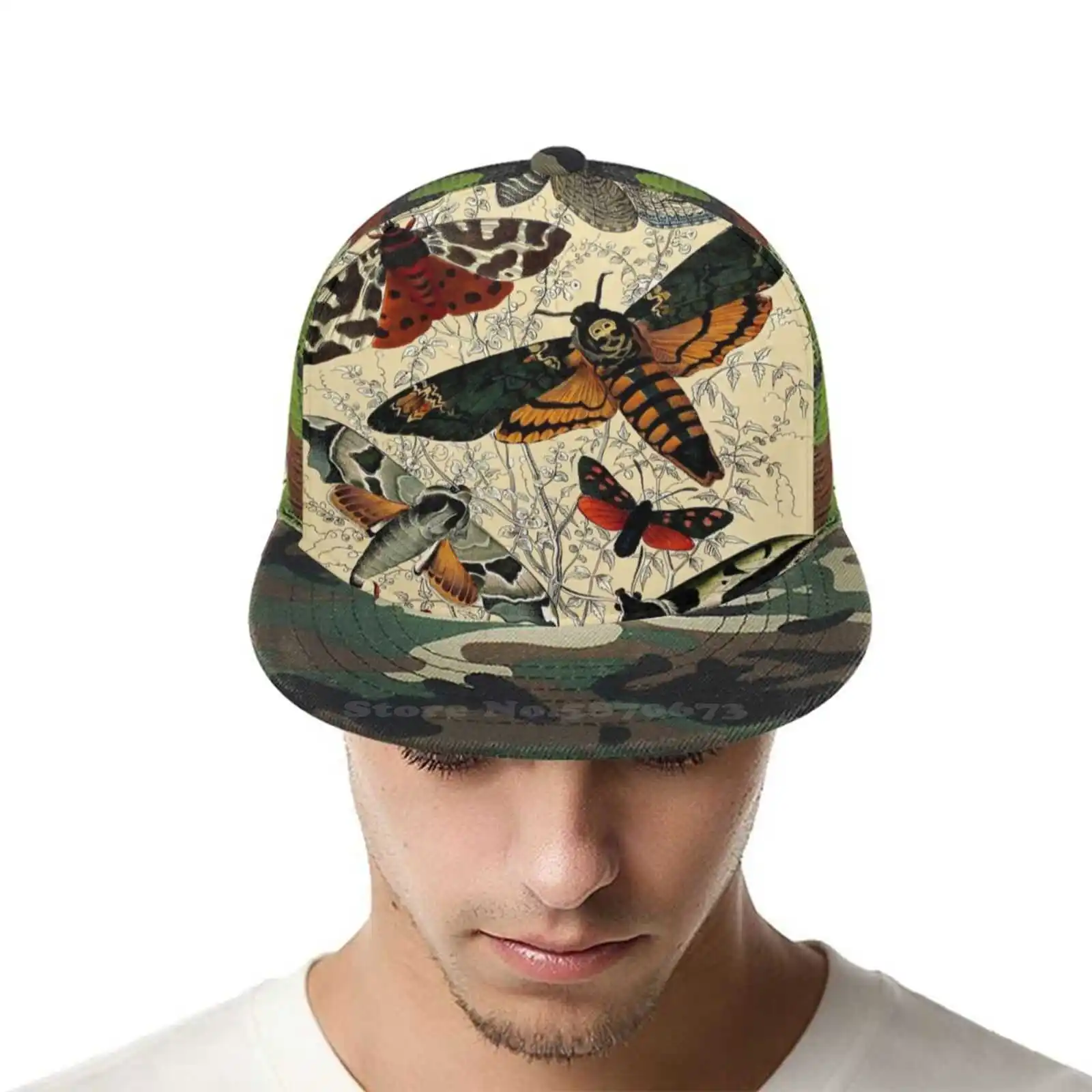Иллюстрация насекомых Иан мотылька бейсболка для папы мамы подарок друга