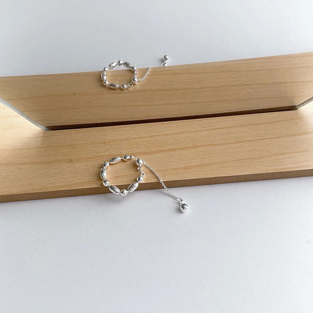 

Elegant Variety Of Pull Soft Chain Rings Ins Fashion Tail Ring Ring Design Adjustable Index Finger Ring The Best Gift