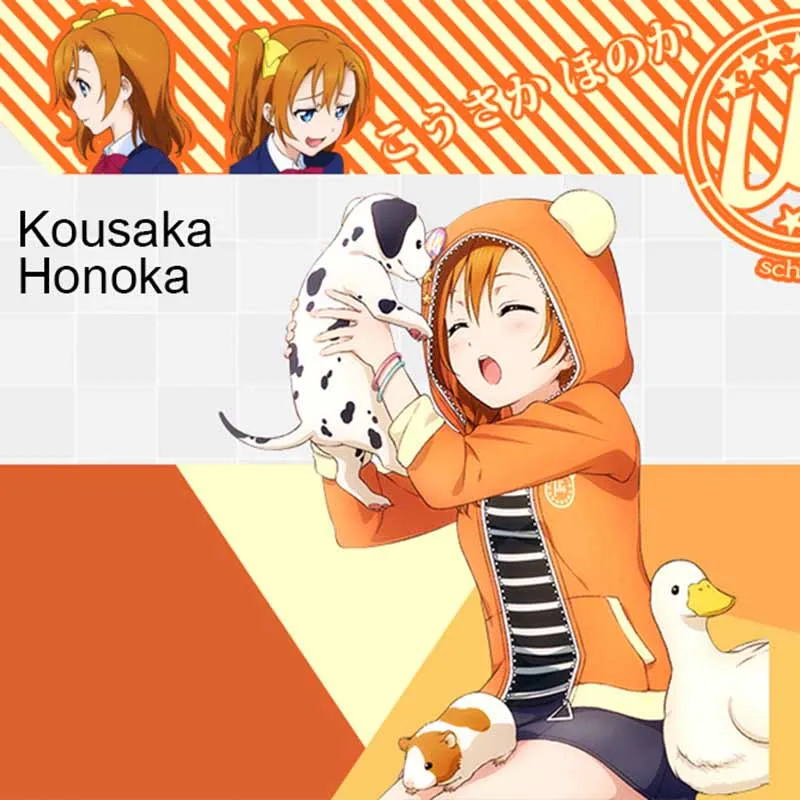 

Anime Sweatshirt LoveLive Cosplay Costumes Love Live Hoodies Uniform Kousaka Honoka Hooded Coat Koizumi Hanayo Women Girl Top