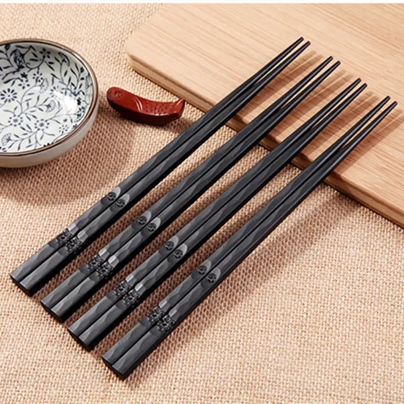 Reusable Tableware sticks Tools Japanese Food Sushi Non Slip Kitchen Pair Gift Chinese Chopsticks | Дом и сад