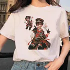 Футболки хип хоп, большеразмерная футболка Hanako Кун для костюмированной вечеринки по японскому аниме туалет, Harajuku с коротким рукавом, женская одежда, футболка