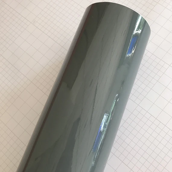 10/20/30/40/50X152 см глянцевая виниловая пленка, глянцевая оранжевая пленка, автомобильная пленка без пузырей, наклейка для мотоцикла, автомобильные наклейки, аксессуары для стайлинга - Название цвета: Cement Grey