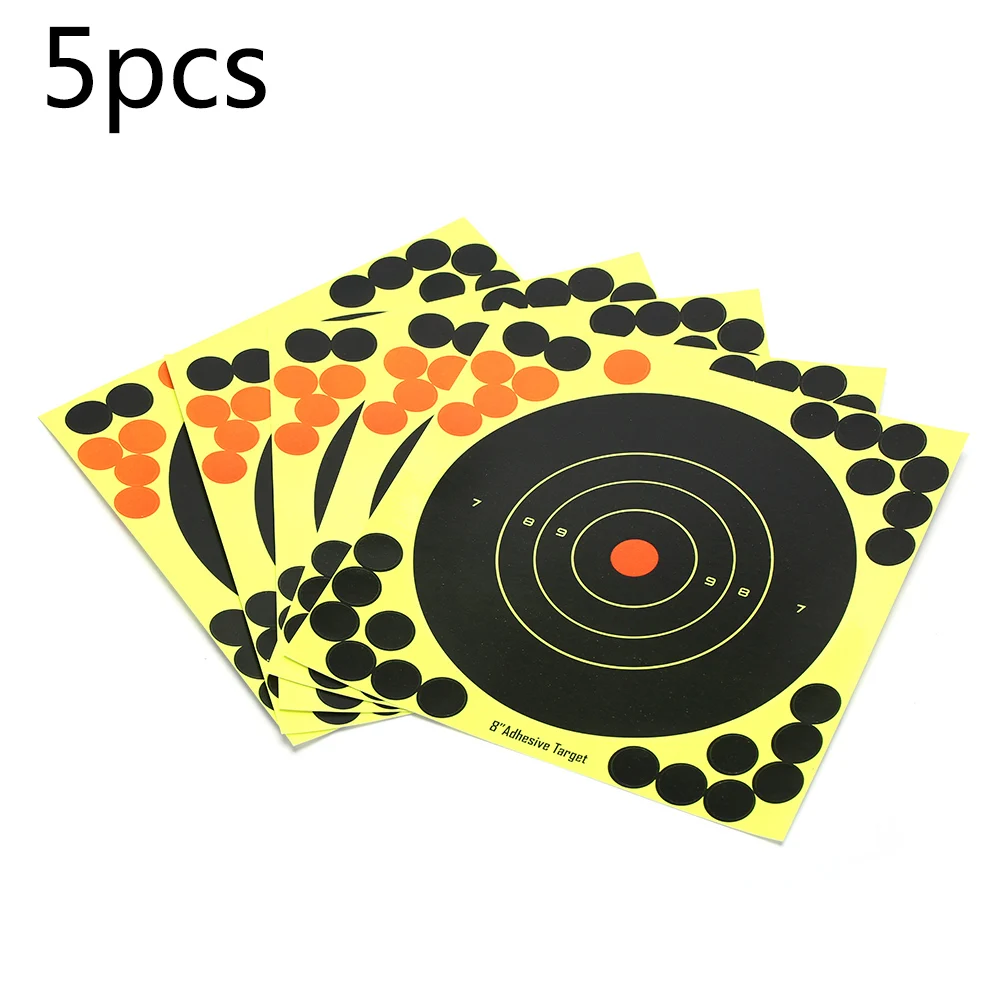 5 шт./лот Splatter burst Targets 8 "клей в упаковке для охоты и стрельбы наклейки мишень