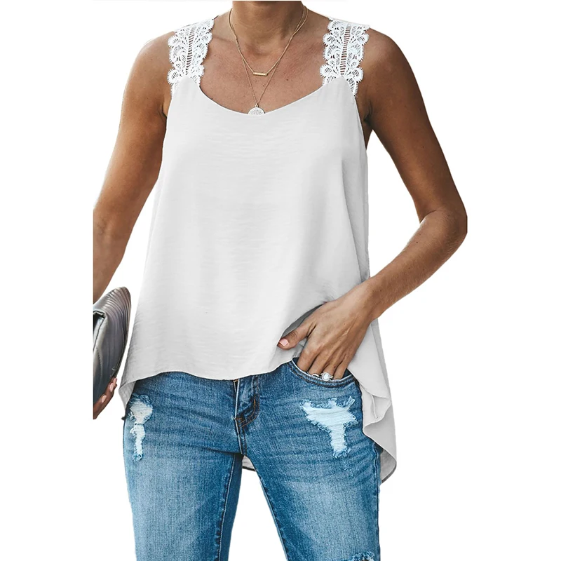 

Майка женская ржавая/черная/белая с кружевными бретельками в виде ангела