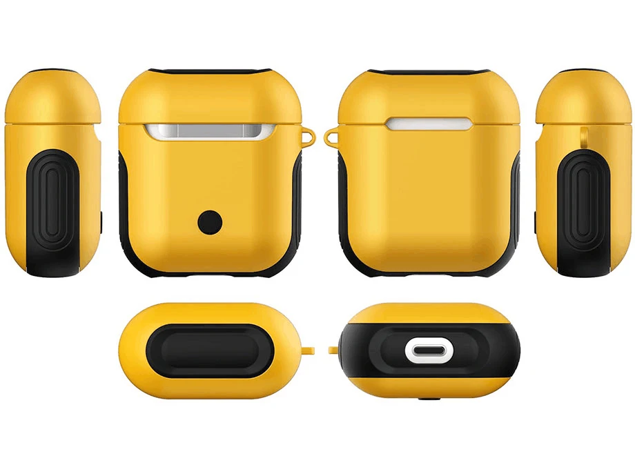 Чехол для наушников, чехол для Apple Air pods, кожаный чехол, зарядное устройство, настоящие беспроводные наушники Bluetooth, аксессуары
