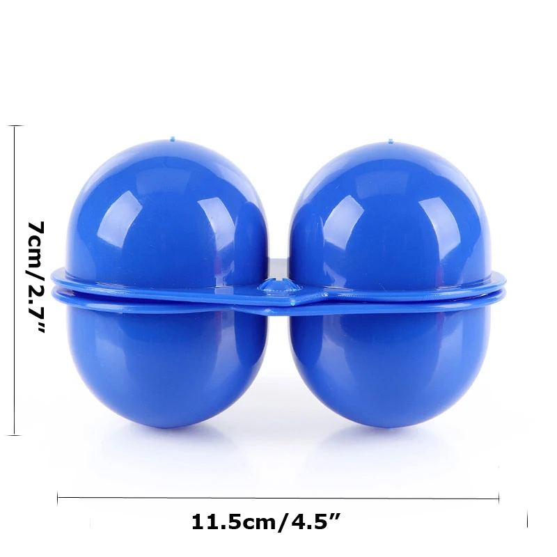 1PC Egg Box Outdoor Camping Tableware Portable Picnic BBQ Container 2 Storage Traveling Supplies Kitchen Utensil|Столовые приборы