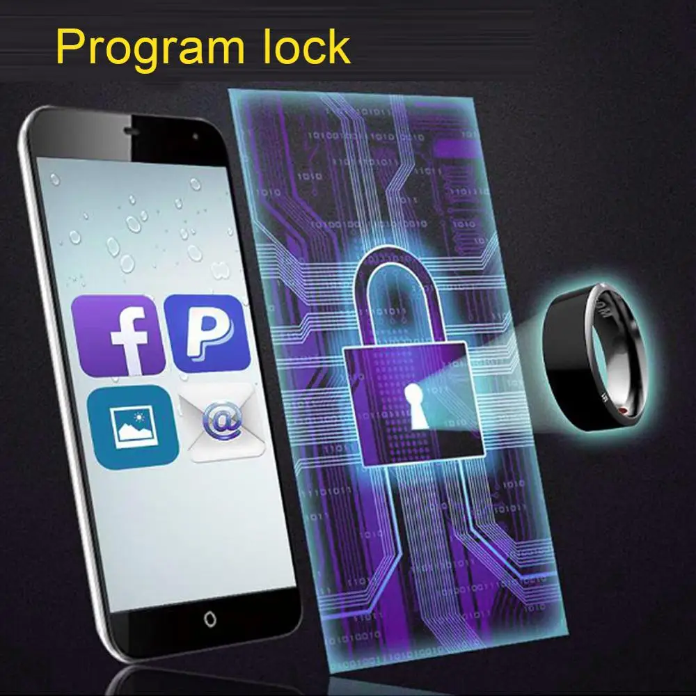 R3 Waterproof NFC Smart Ring App Enabled Wearable Technology Magic For iOS Android Windows Smartphones | Электроника