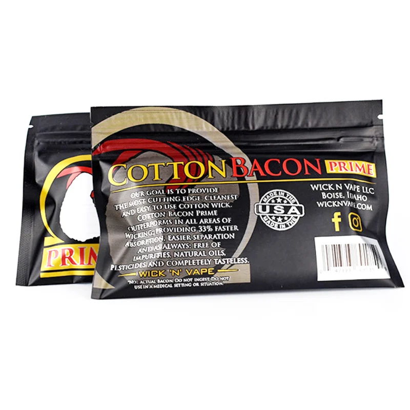 Вейп из хлопка с беконом золотистая версия аксессуары для сигарет и бекона