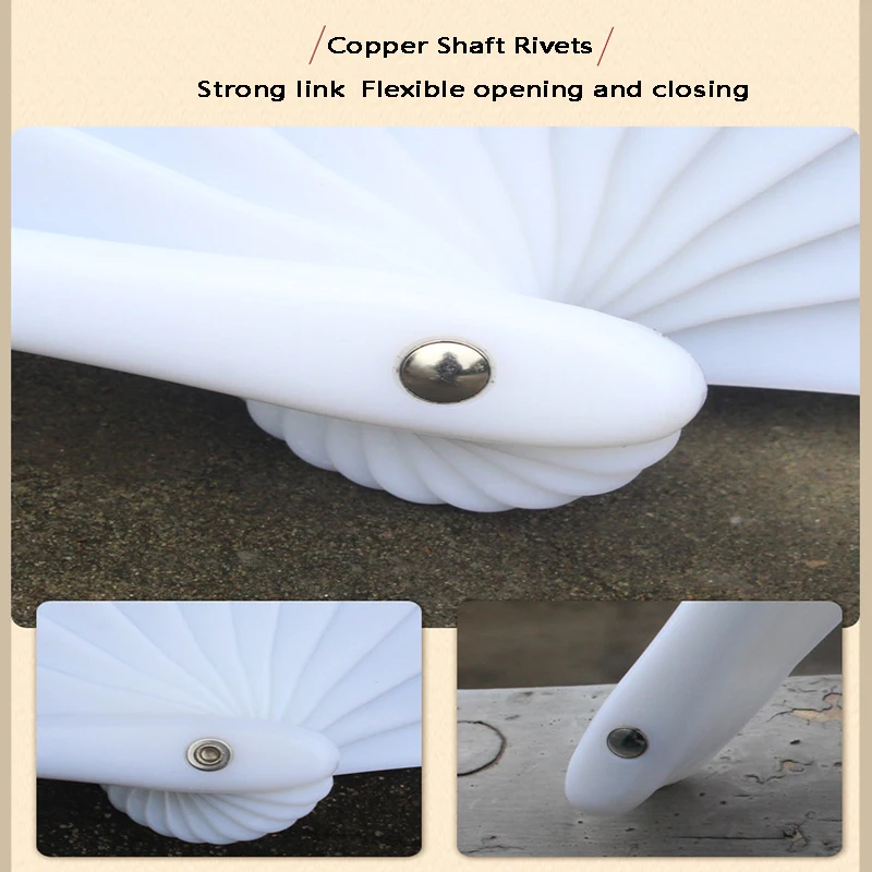 Двухсторонний удлиняющий веер для танцев свадебный на площади Jiaozhou Шелковый