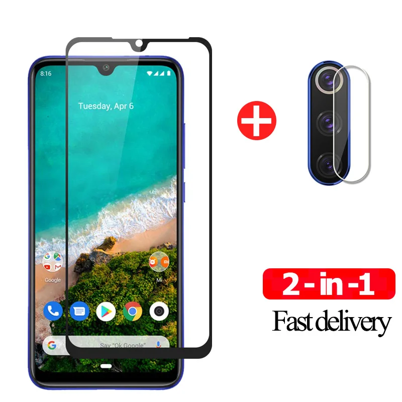 2 в 1 miA3 Пленка объектива камеры 9H закаленное стекло на Xiaomi mi A3 протектор экрана