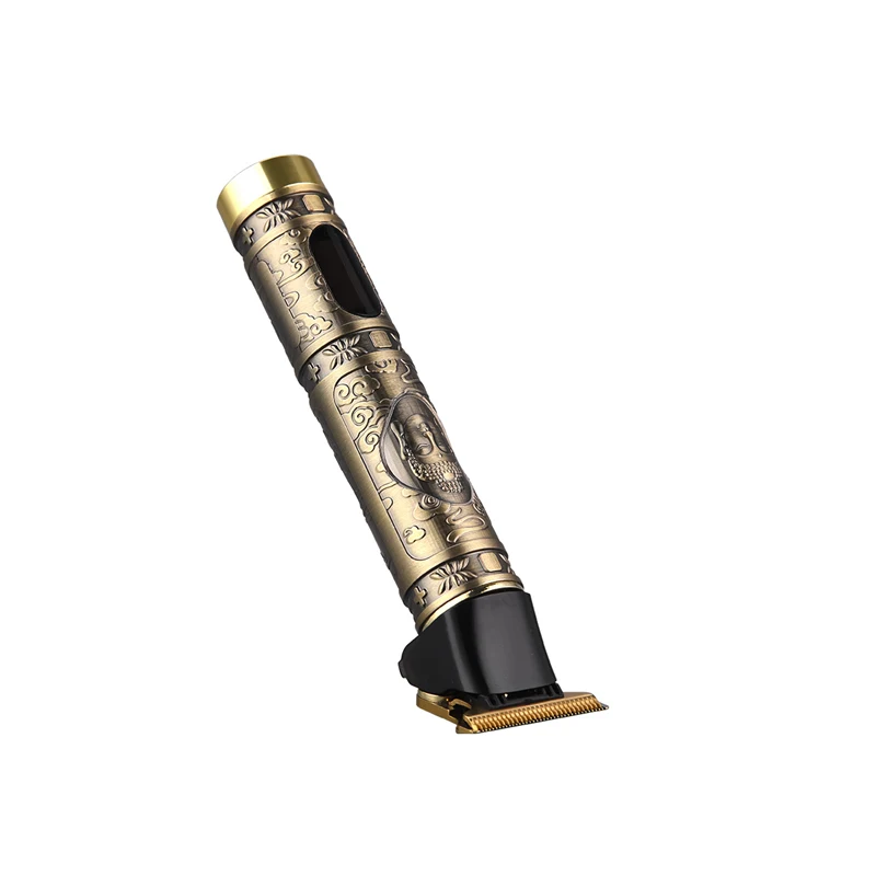 

LCD Digital Professional Hair Trimmer Clipper Men's Barber 0mm Bald Cutter Beard Shaving T9 Blade Electric Hair Cutting Machine