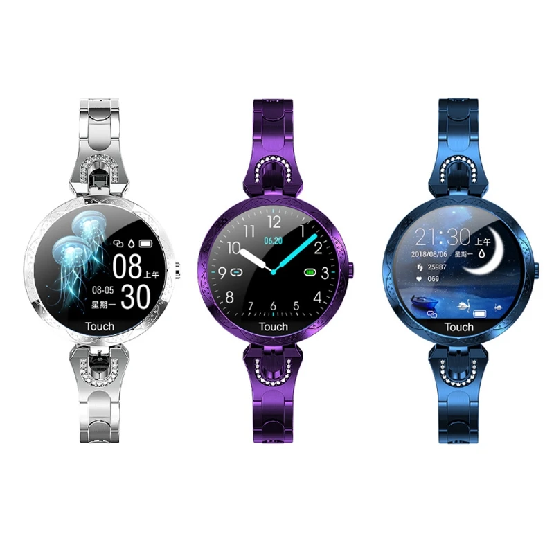 

AK15 Smart Watch Waterproof Wearable Heart Rate Monitor Smart Press Screen Sports Watch For Women's Fashion Watch