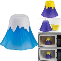 hot sales microwave cleaner angry volcano erupting water vapor microwave oven cleaner refrigerator cleaning tool kitchen gadget