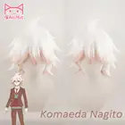 Парик Komaeda Nagito Danganronpa, парик для косплея аниме, волосы для косплея, синтетические термостойкие волосы Komaeda Nagito, косплей