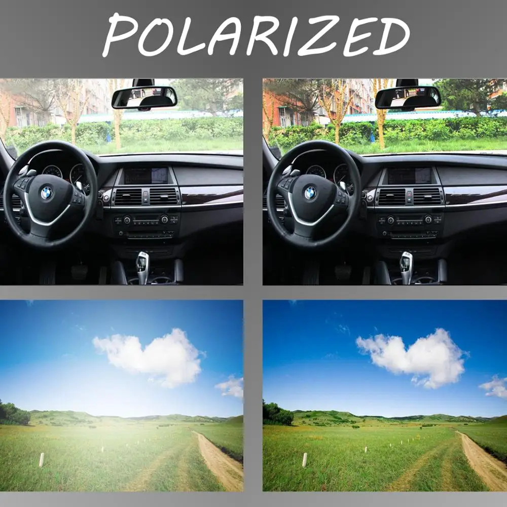 

Orange Red Mirrored & Ice Blue Mirrored Polarized Replacement Lenses for Garage Rock Frame 100% UVA & UVB