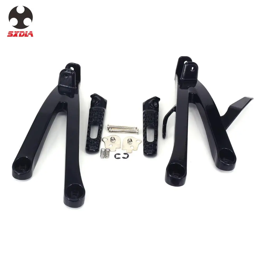 

Motorcycle Rear Footrest Rear Footpegs Foot Peg Rests Pedals For HONDA CBR600RR 2007-2014