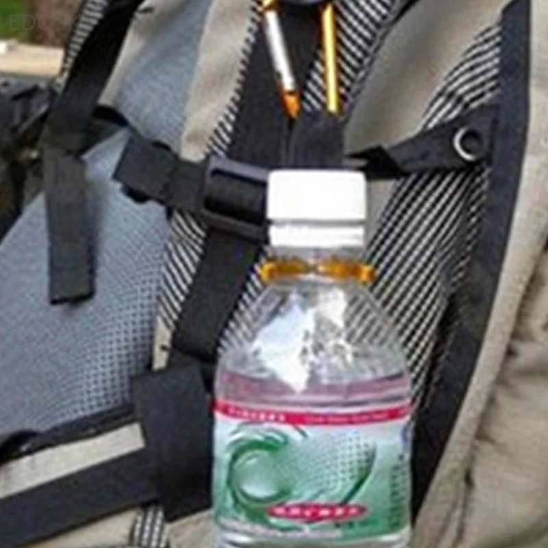 Брелок Безопасность Пряжка для кемпинга карабин бутылка воды держатель с