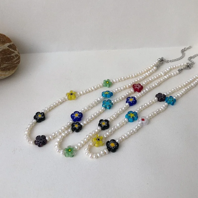 Женское Ожерелье-чокер AOMU ожерелье из ракушек и бусин в богемном стиле с