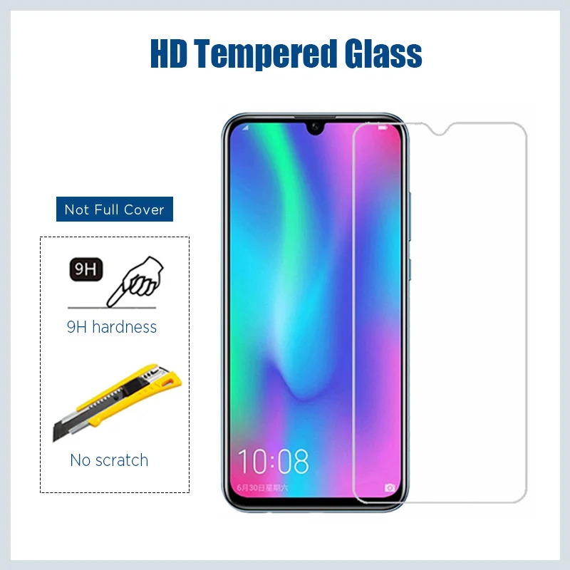 

1/2Piece Protective Glass for Huawei Honor 20 Pro 9 Lite 8 Glass Screen Protector on Honor 10i 10 Lite 30i 20i 30 Tempered Glass