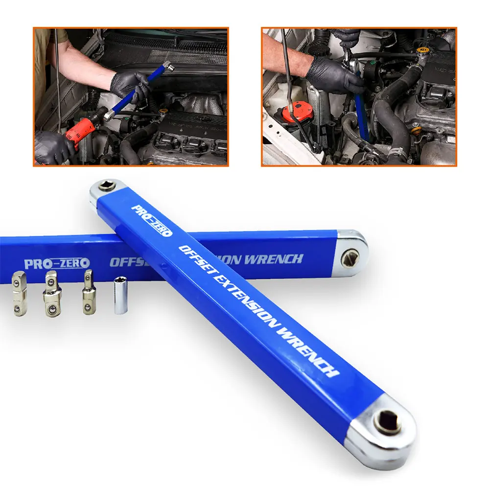 

Универсальный офсетный удлинитель гаечного ключа 3/8 дюйма, комплект удлинителей для привода, инструменты для ремонта дома и автомобиля