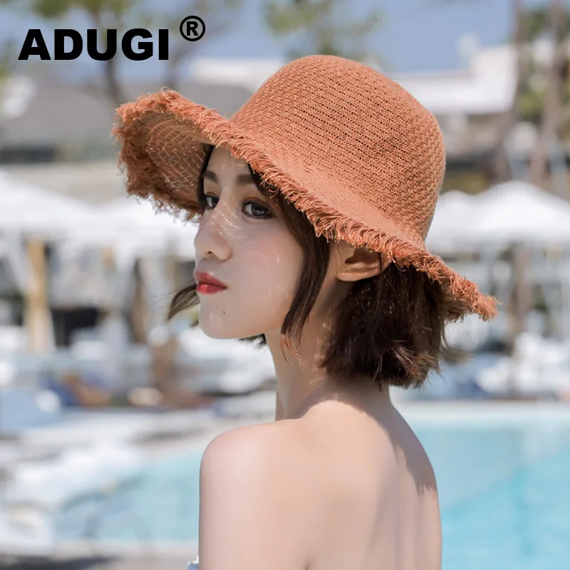 ADUG шляпа от солнца Женская японская литературная дикая Весенняя и летняя