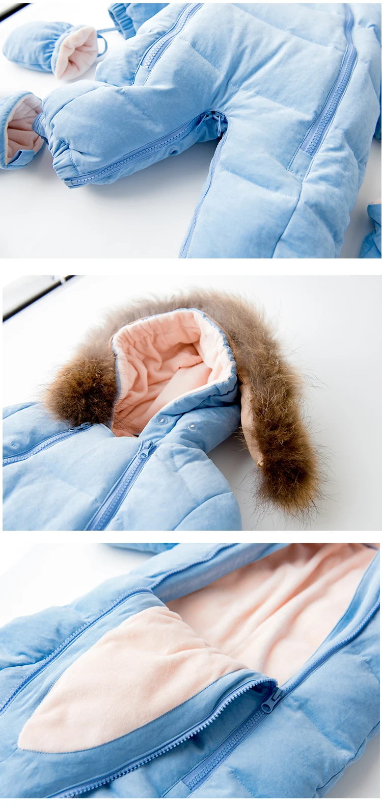 Children's down jumpsuit winter boys and girls ski thick clothing | Детская одежда и обувь