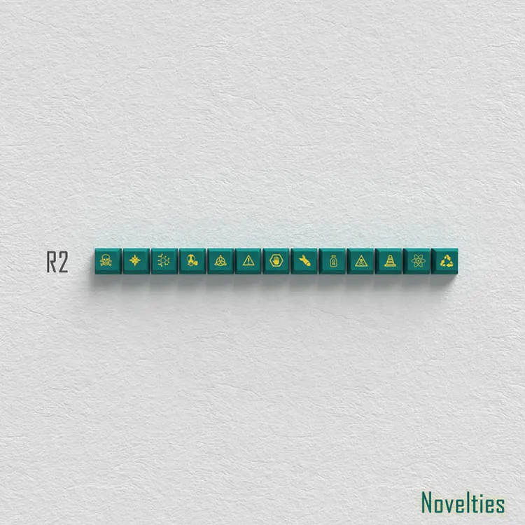 OSA Keycaps Marrs green PBT двухцветное литье под давлением подходит для большинства
