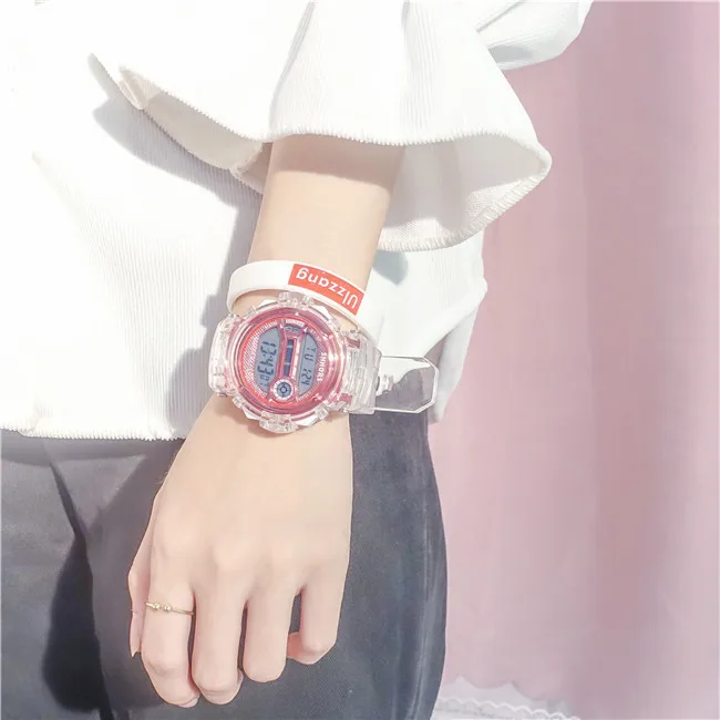 Новый бренд женские часы спортивные светодиодные цифровые наручные нарядные