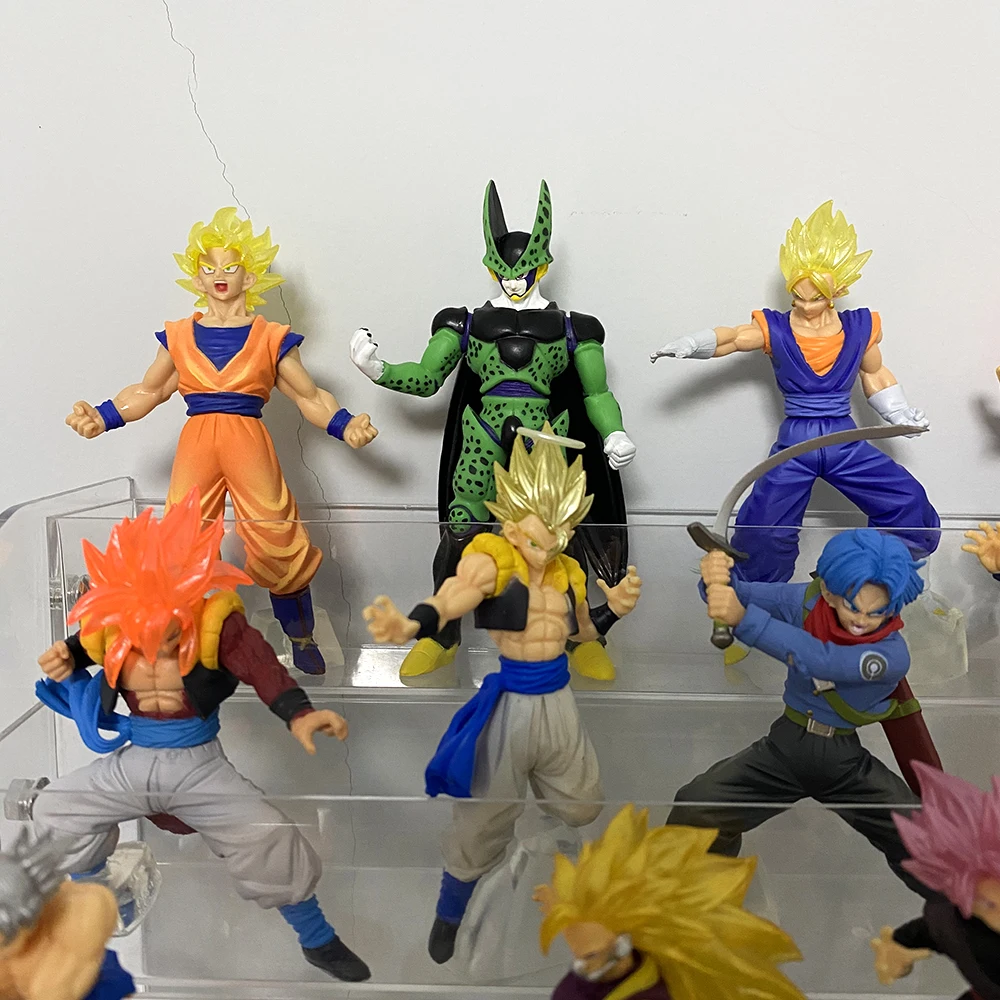 bandai dragon ball capsule toys action figure majin buu cell vegeta iv torankusu son goten vegeta cumber small scale model gacha free global shipping