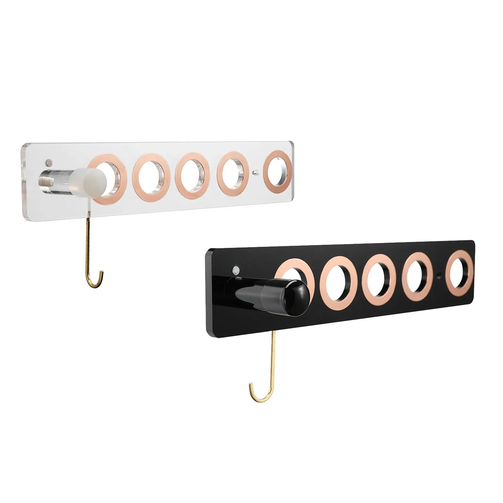 

Wall Mount Hair Dryer Holder Bracket Hanger for Dyson Hair Dryers Power Plug