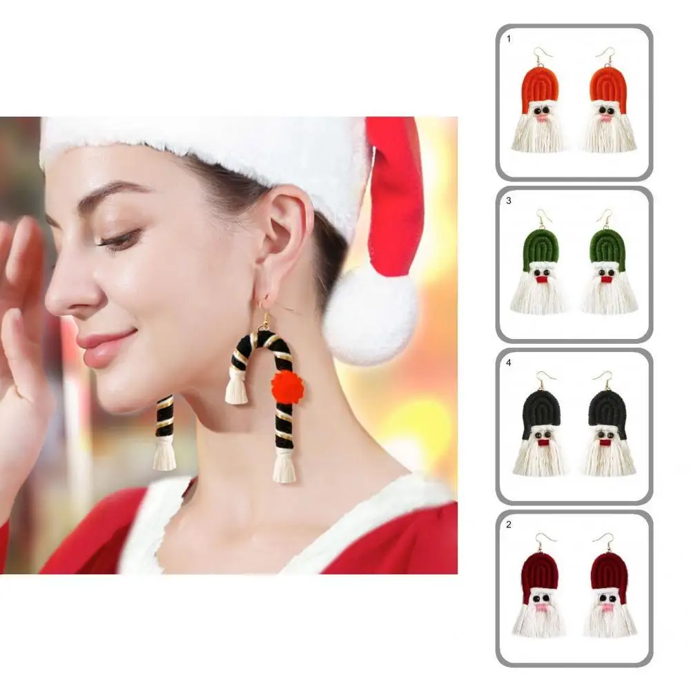 

Chic Women Drop Earrings Boho Lightweight Xmas Rainbow Shape Drop Earrings Christmas Earrings Dangle Earrings 1 Pair